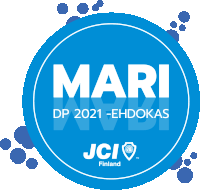 Mari Jci Finland Dp Candidate Logo Junior Chamber Sticker