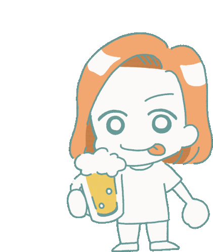 Girl Beer Sticker - Girl Beer Cheers Stickers