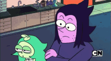 a cartoon character with a cn logo on the bottom right