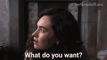What Do You Want Linda Radlett GIF - What Do You Want Linda Radlett Lily James GIFs