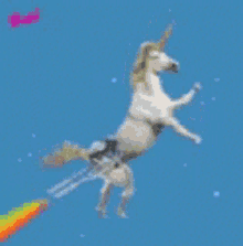 Unicorn Flying GIF - Unicorn Flying Rainbow GIFs