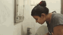 Washing Face Ayushi Singh GIF