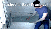 Prank It'S A Prank GIF - Prank It'S A Prank Pushed In Water GIFs