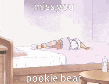 Miss You Pookie Bear Kase-san And Morning Glories GIF