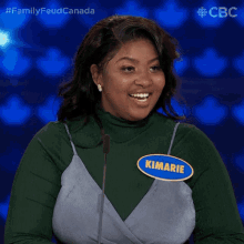 Laughing Kimarie GIF - Laughing Kimarie Family Feud Canada GIFs