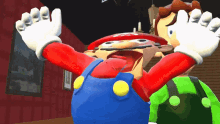 Smg4 Mario GIF - Smg4 Mario Scream GIFs