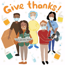 give thanks poll worker teacher nurses delivery workers