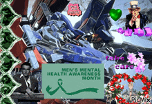 men 's mental health awareness month is being celebrated