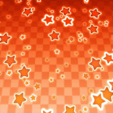 a checkered background with a lot of stars on it