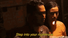 Step Into Your Nightmare GIF - Hellevator Nightmare Game Show GIFs