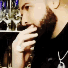 Drake Rubbing GIF - Drake Rubbing Beard GIFs