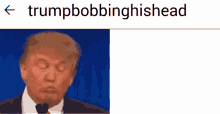 Trump Bobbing His Head GIF - Trump Bobbing His Head GIFs