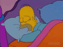 Homer Eating GIF - Homer Eating Pillow GIFs