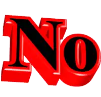 a red letter n with a black outline on a white background