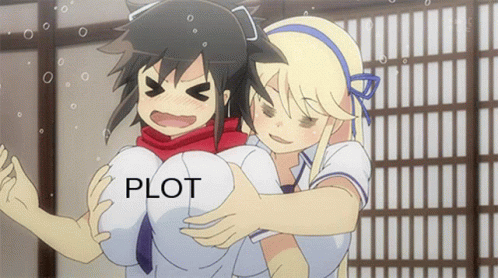 Anime Touch GIF - Anime Touch Boobs - Discover & Share GIFs