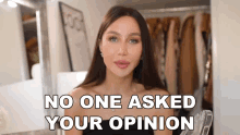 No One Asked Your Opinion Lisa Alexandra GIF - No One Asked Your Opinion Lisa Alexandra Coco Lili GIFs