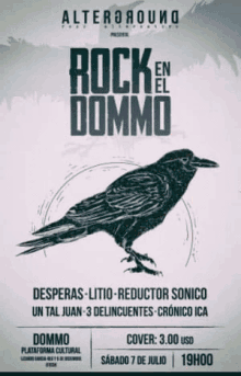 Rock En El Dommo Crow GIF - Rock En El Dommo Crow Concert GIFs