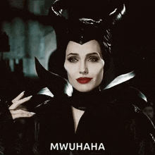 Angelinajolie Evillaugh GIF - Angelinajolie Evillaugh Maleficent GIFs