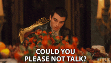 Could You Please Not Talk Young King George GIF - Could You Please Not Talk Young King George Queen Charlotte A Bridgerton Story GIFs
