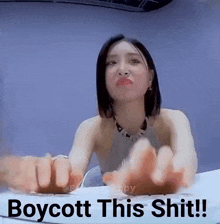 Boycott Boycott This Shit GIF - Boycott Boycott This Shit Bbgirls GIFs