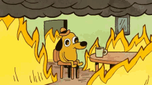 This Is Fine Fire GIF - This Is Fine Fire Burning GIFs