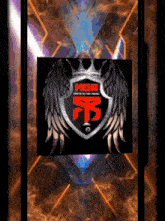 a picture of a shield with a crown and the word hop on it