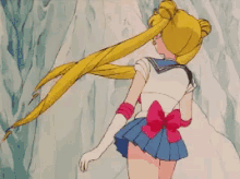 Sailor Moon In Wind GIF - Wind Windy Sailor Moon GIFs