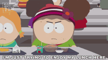 Im Just Trying To Enjoy My Lunch Here Heidi Turner GIF - Im Just Trying To Enjoy My Lunch Here Heidi Turner South Park GIFs