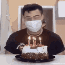 Happy Birthday Tissue Paper Blow Candle - Discover & Share GIFs