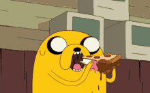Jake Adventure Time GIF - Jake Adventure Time Eat GIFs