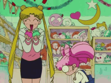 Sailor Moon Usagi GIF - Sailor Moon Usagi Chibiusa GIFs