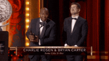 Bryan Carter Acceptance Speech GIF - Bryan Carter Acceptance Speech Tony Awards GIFs
