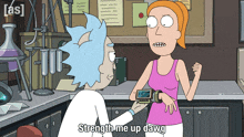 Strength Me Up Dawg Summer Smith GIF - Strength Me Up Dawg Summer Smith Rick Sanchez GIFs