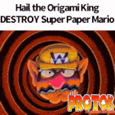 Origami King Paper Mario The Origami King GIF - Origami King Paper Mario The Origami King Paper Mario GIFs