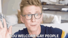 You Welcome Gay People Candid GIF - You Welcome Gay People Candid Thank Me GIFs