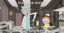 Ricknmorty Trust Me Im An Engineer GIF