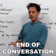End Of Conversation Benjamin GIF - End Of Conversation Benjamin Engvid GIFs