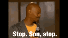 Stop It Stop Son Stop GIF - Stop It Stop Son Stop Dave Chappelle GIFs