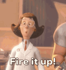 Meet The Robinsons Lucille GIF - Meet The Robinsons Lucille Fire It Up GIFs