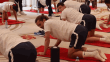 antoine griezmann footballers french team stretching sticking butt in air