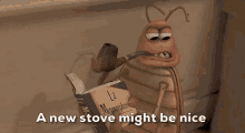 Flushed Away Cockroach GIF - Flushed Away Cockroach New Stove Might Be Nice GIFs