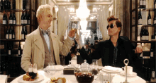 Drinks Champagne GIF - Drinks Champagne Good Omens GIFs