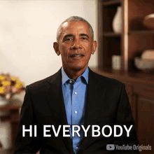 Hi Everybody Barack Obama GIF - Hi Everybody Barack Obama Youtube GIFs