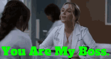 Greys Anatomy Jo Wilson GIF - Greys Anatomy Jo Wilson You Are My Boss GIFs