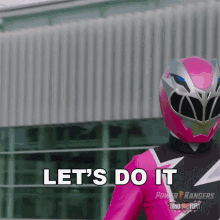 Lets Do It Amelia Jones GIF - Lets Do It Amelia Jones Dino Fury Pink Ranger GIFs