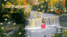 Lord Hanuman Raining GIF - Lord Hanuman Raining Waterfall GIFs