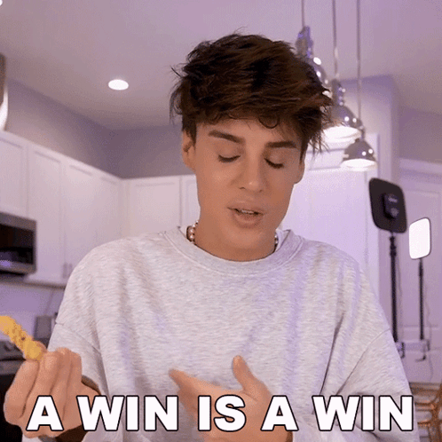 A Win Is A Win Raphael Gomes GIF - A win is a win Raphael gomes 