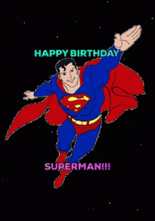 Happy Birthday Superman GIF - Happy Birthday Superman GIFs