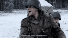 Band Of Brothers First Platoon GIF - Band Of Brothers First Platoon Where The Hell GIFs