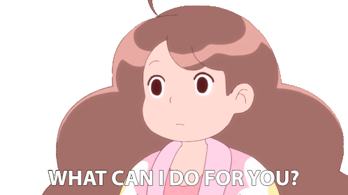 What Can I Do For You Bee Sticker - What Can I Do For You Bee Bee And Puppycat Stickers